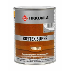 Грунт антикоррозионный Rostex Super (Ростекс Супер), 2.7 л., красно-коричневый Tikkurila (Тиккурила)