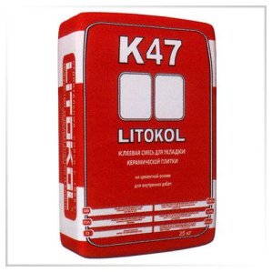 Цементный клей K47, 25 кг Litokol (Литокол)