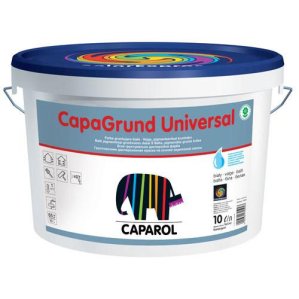 Краска водно-дисперсионная Capagrund Universal, 10 л, белый Caparol (Капарол)