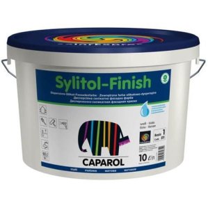 Краска фасадная Sylitol Finish, База 3, 9.4 л, бесцветный Caparol (Капарол)
