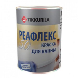 Двухкомпонентная краска для ванн с отвердителем Reaflex (Реафлекс)-50, 1 л., белый Tikkurila (Тиккурила)