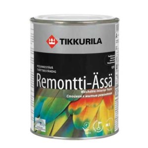 Краска акрилатная полуматовая Remonti Assa (Ремонти-ясся) 0.9 л. Tikkurila (Тиккурила)